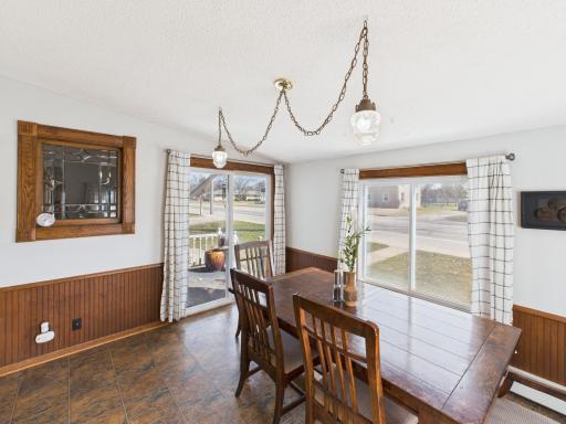 Dining Room with Patio Door Access