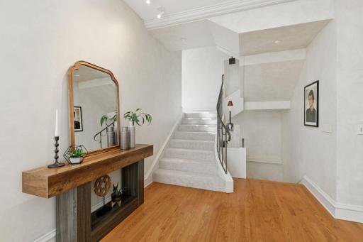 A grand foyer with unforgettable first impressions.