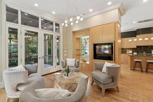 You will absolutely love the family room that connects to the screened in porch!