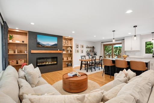 Incredible open floor plan offer plenty of space for entertaining.