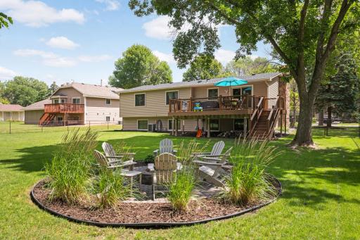 Spectacular backyard that has been nicely maintained. Enjoy evenings by the fire on this paver patio.
