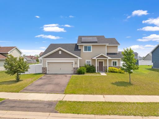 Enjoy main-floor-living in a turnkey, two-story that has been meticulously maintained and thoughtfully upgraded by the current owners, including a brand new, $35K, state-of-the-art solar system that has effectively eliminated the electric bill.