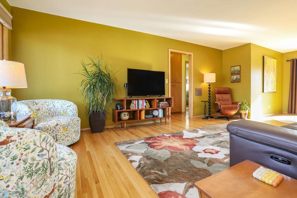 Beautifully restored hardwood floors