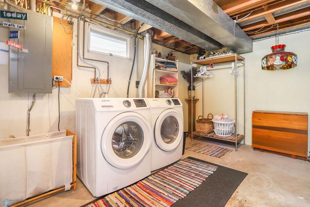 Utility and laundry room. Lots of storage that's not in the picture!