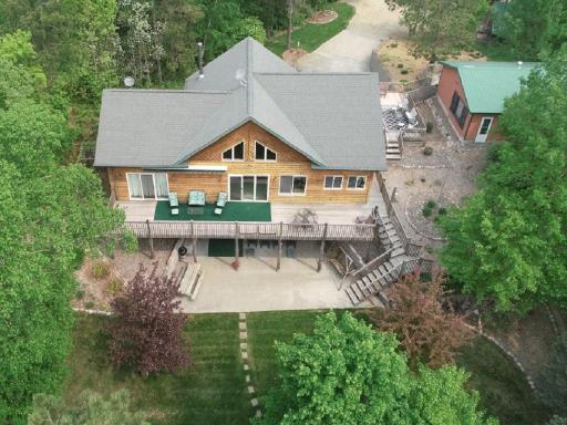Beautiful year-round lake home on Pickerel Lake. Stone fireplace in living room, full finished walk-out basement, bunk house, large storage shed, garden shed and sand shoreline.