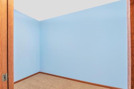 Walk in closet area ready for you to customize to your liking