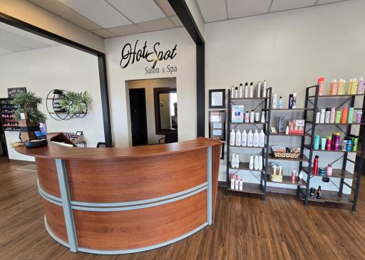 Front desk-roomon each side of desk to display products