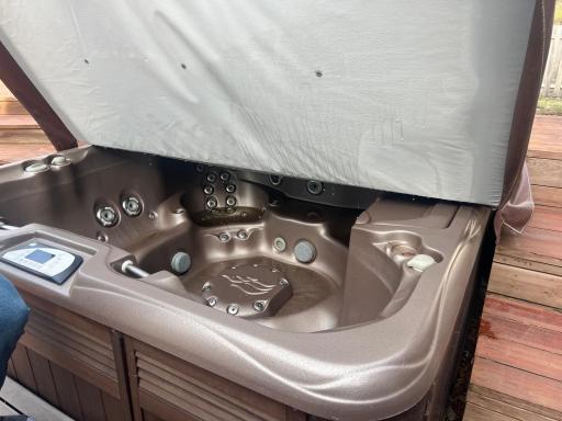 To add toy our enjoyment of the stunning backyard, how about a soak after a long day in your private hot tub? It is functional, just has not been filled yet, and is included in the the price of this home