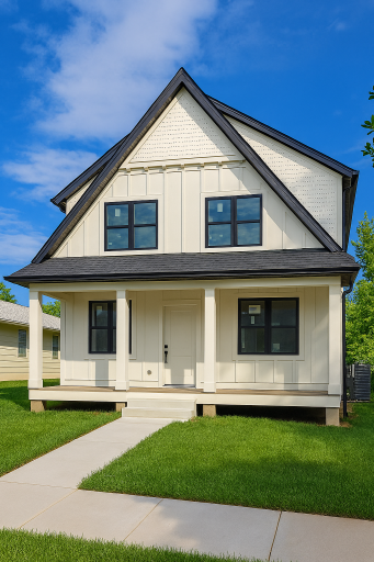 Welcome to 4715 Zenith Ave. S. Minneapolis. Ideally situated within walking distance to 50th & France, Lake Harriet an Linden Hills. House is 90% completed. Image enhanced by AI.