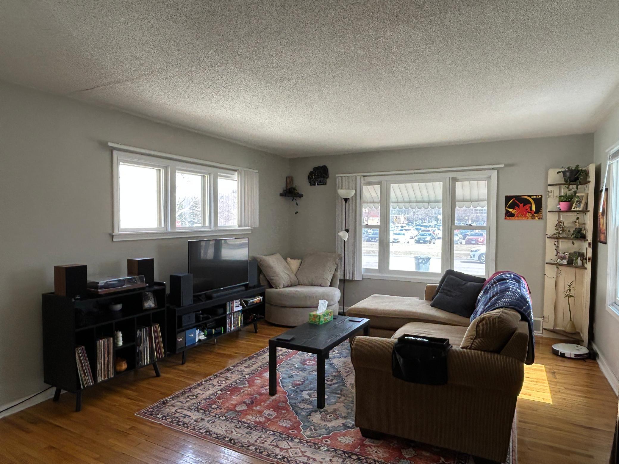 Living Room With Real Hardwood Floors.JPG