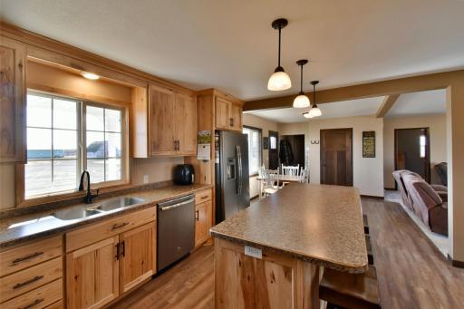 Stunning kitchen with Rustic Hickory Cabinets