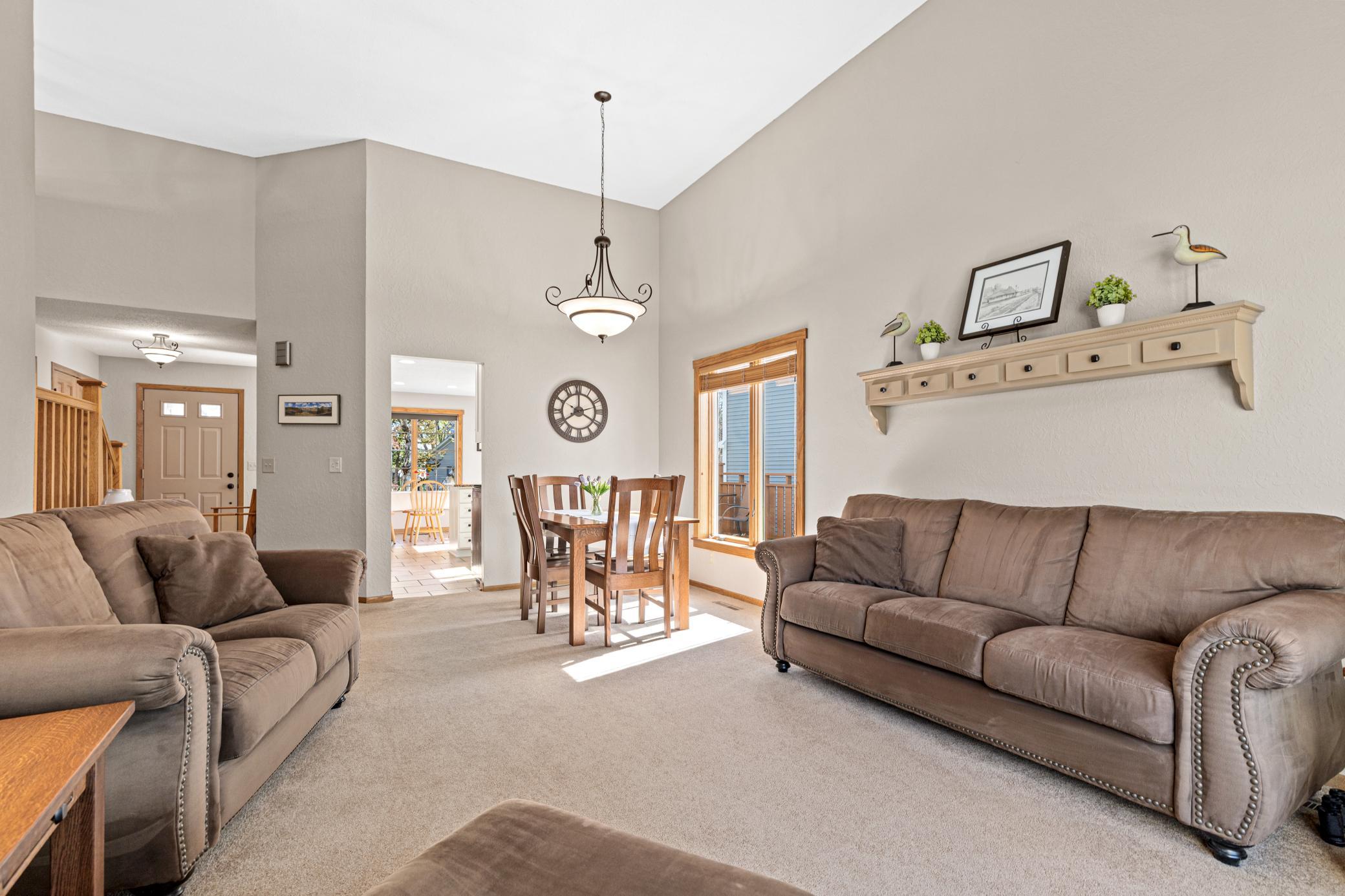 Open-concept flow connects living, dining, and kitchen for effortless entertaining