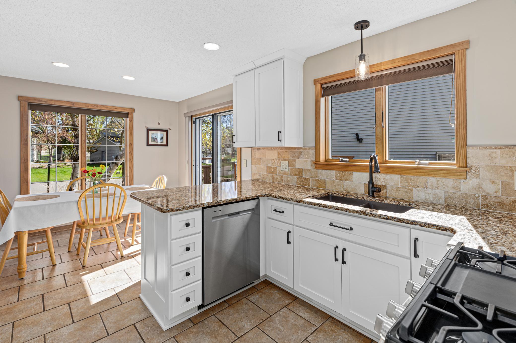 This kitchen blends timeless craftmanship with modern style