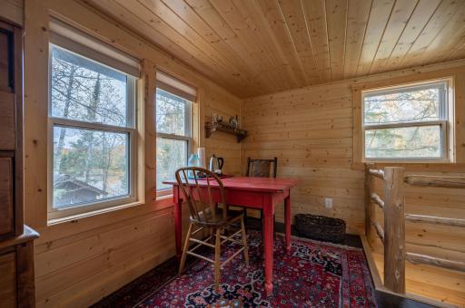 Room for a table & chairs.