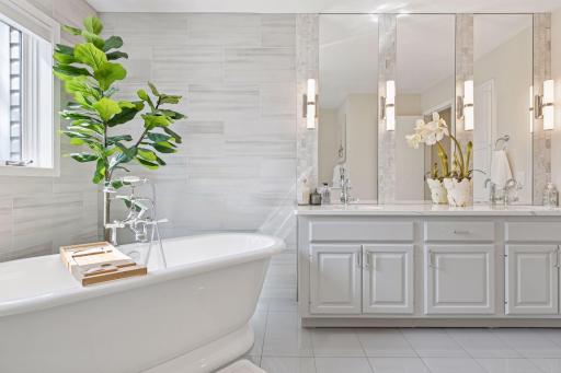 A tranquil place to get ready for your day or unwind at the end of a busy one