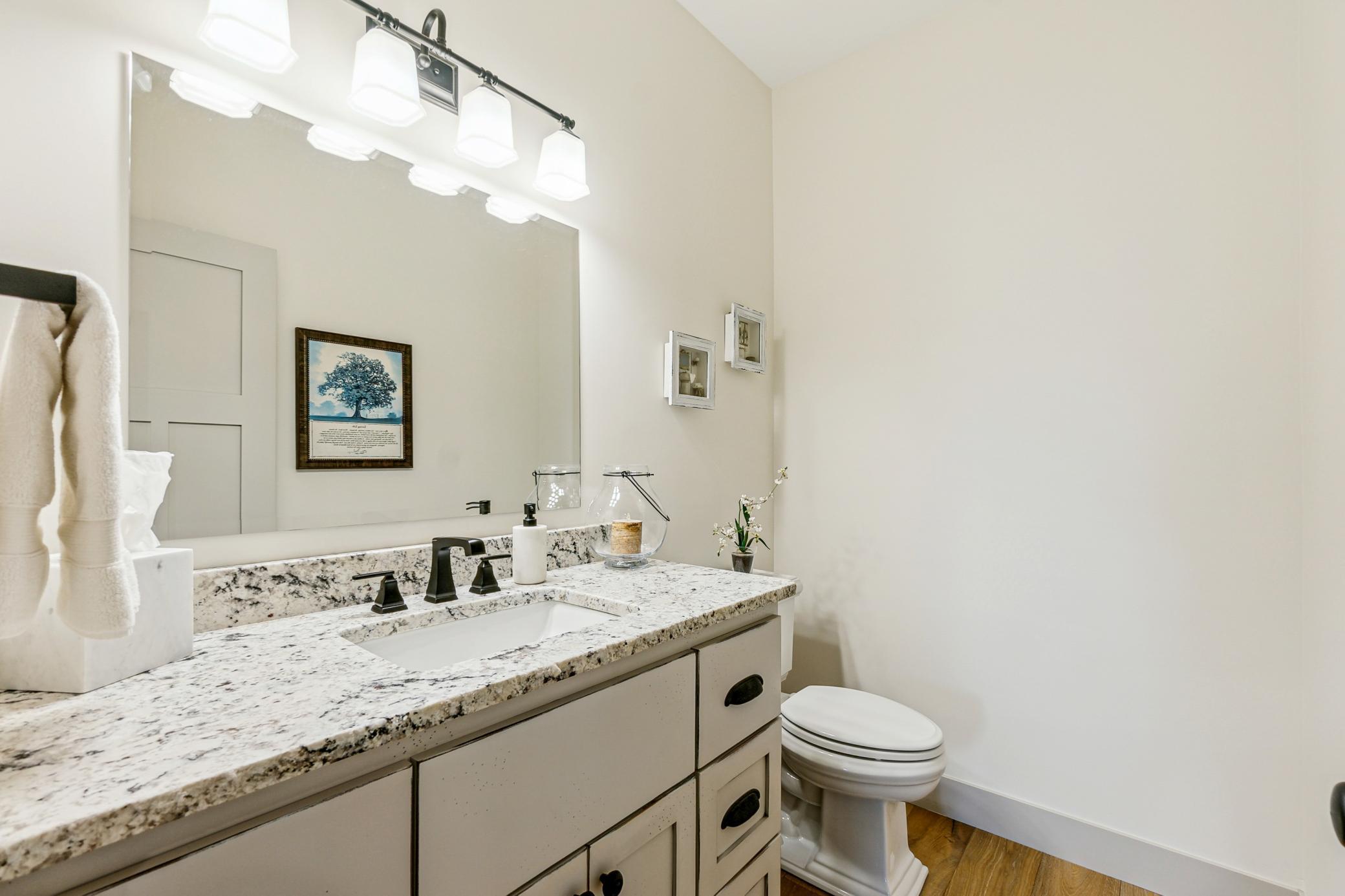 Main level guest bath.