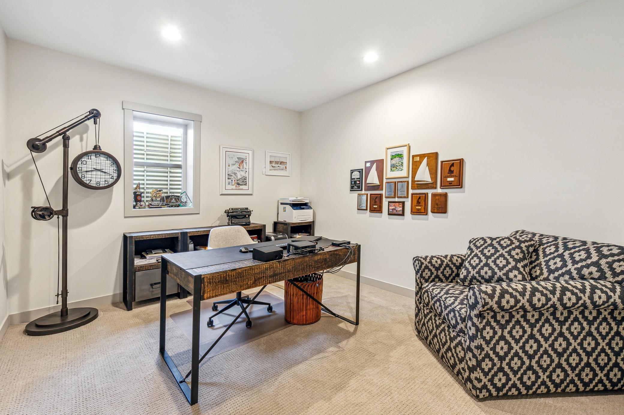 Fourth bedroom currently used as an office.