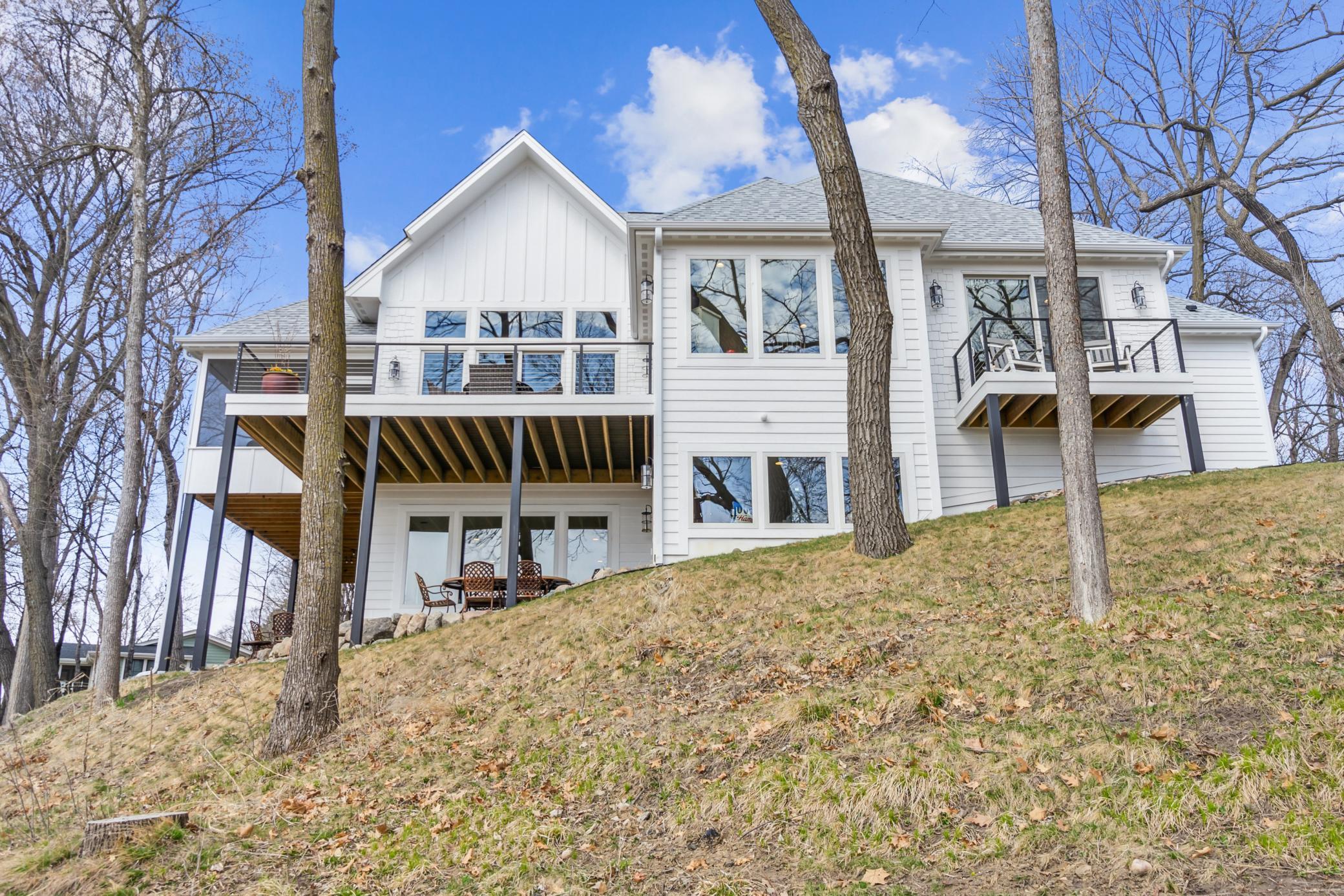 Lots of windows providing an abundance of natural sunlight.