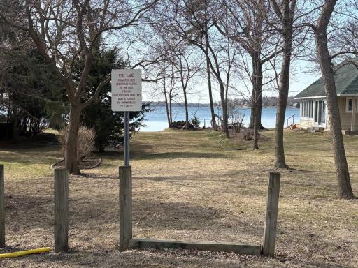 Lake access across the street to fish or drop in a canoe or paddle board.