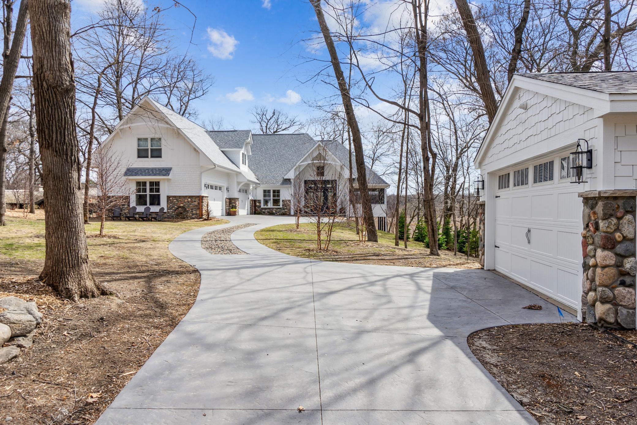 90 amp service in detached heated garage, along with ethernet and security system.