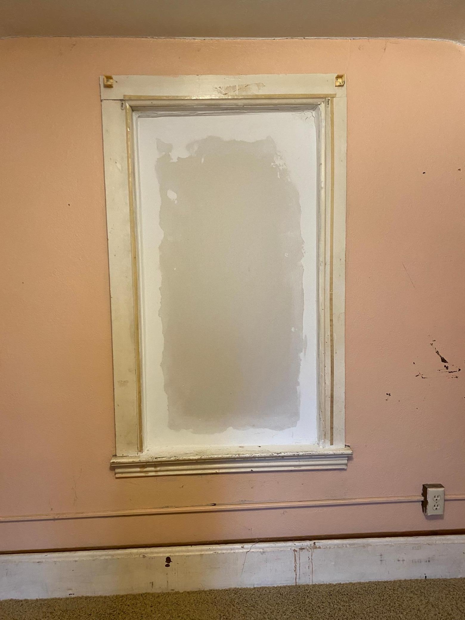 Upstairs Bedroom, original owner covered when he changed the roof line.