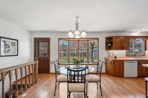 Bright and cheerful space with access to the backyard and patio.