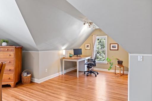 Space for a home office or reading nook.