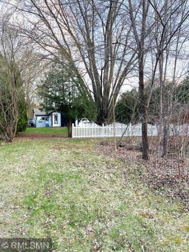 Facing toward the house
