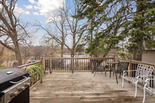 Enjoy the spacious deck to relax and take in the water views