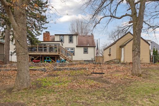 Large yard for all your entertaining, play, and gardening needs!