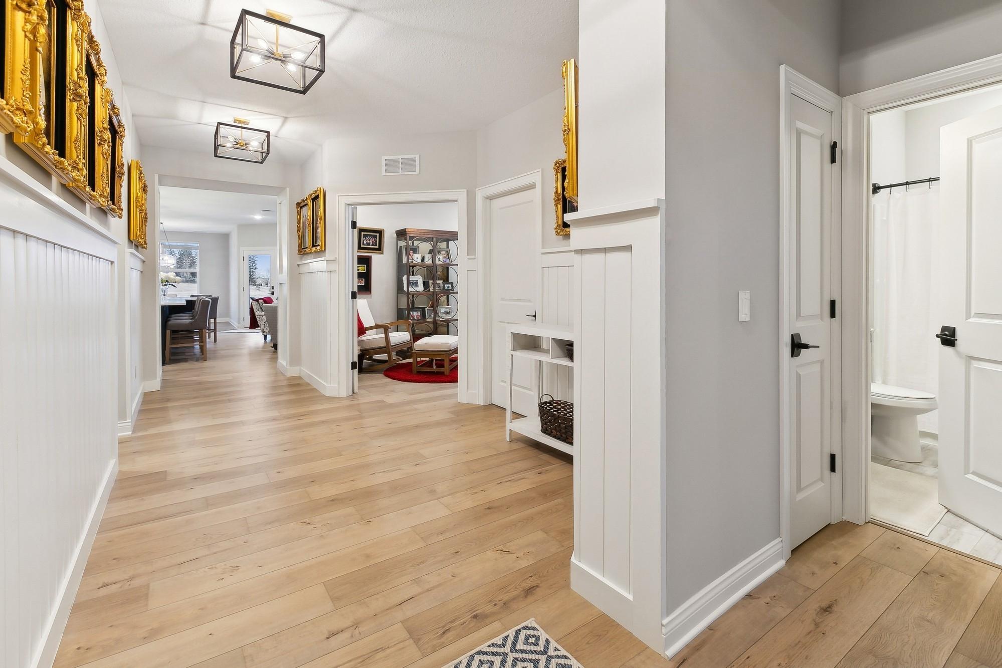 Grand entry hall offers great open concept that opens nicely into the office/den.