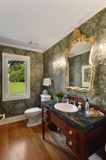 Main level half bath