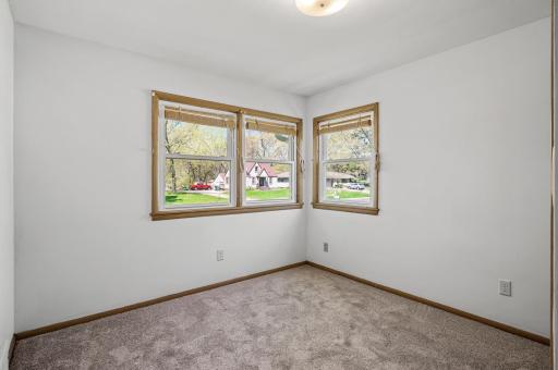 Bedroom 3- Main floor with brand new carpet (2025)
