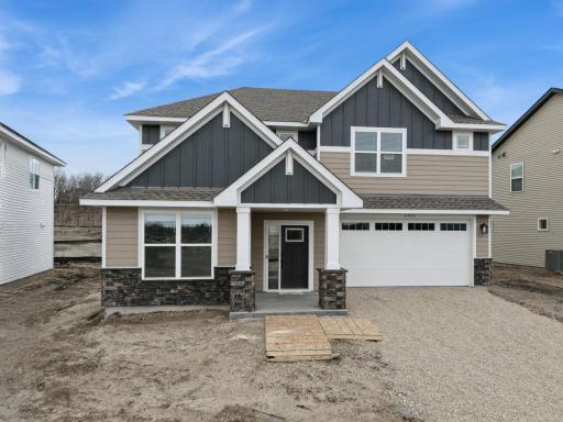 Photo is of the actual home. The Magellan has a stunning exterior!