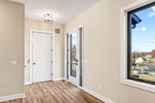 Elevator & Entry Door to Home