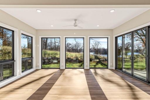 Sun Room View to Lake