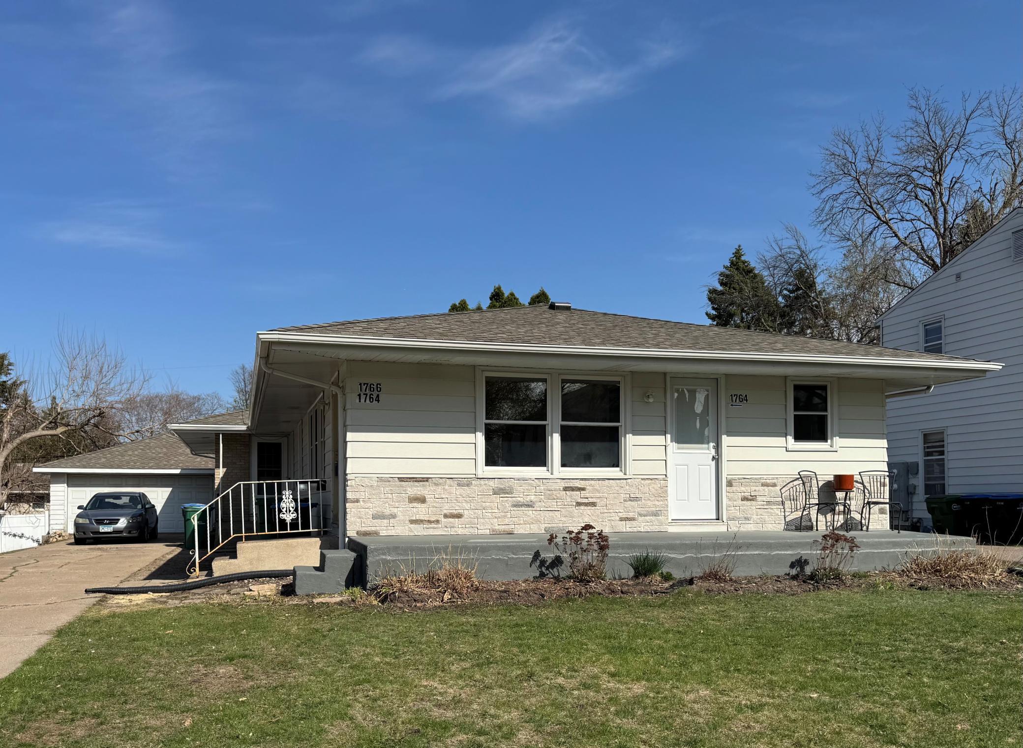 new brick on front of home
