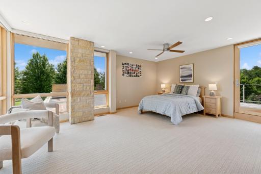 This 2nd suite could serve as your owner's suite until your little ones are more independent. A private bath, walk-in closet & access to a deck are all here. Plus, this dreamy suite has more space than many other secondary bedrooms elsewhere!