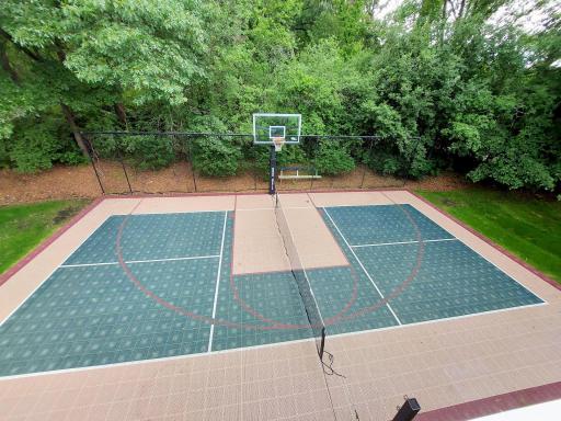 Your private Sport Court as seen from one of four open air decks. The fun starts whenever you're ready, no waiting. Here it's only game over when you say so.