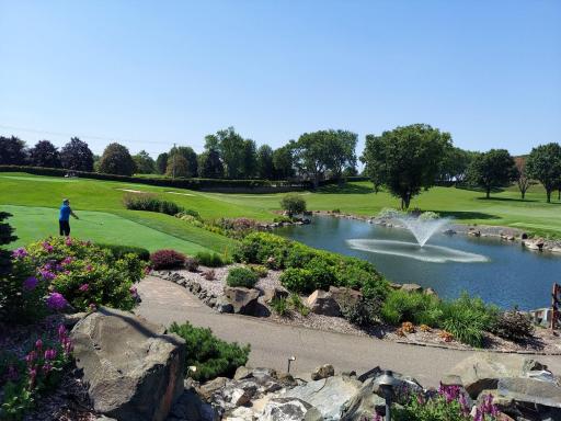 Take a swing, take in the beauty! This private Country Club is also nearby to Hidden Creek Trail. Maybe you'll add a putting green to your big, level backyard.
