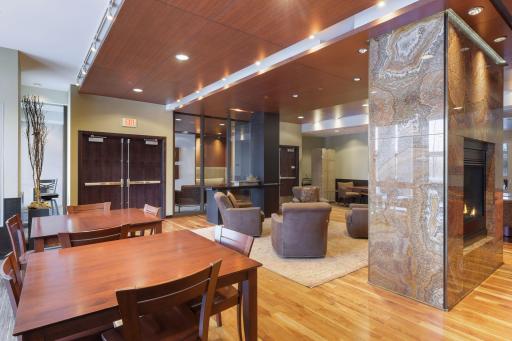 The HOA has an agreement with The Grand Building right across the street. Park Building residents have access to their amenities. This is a large party room that you can rent for a nominal fee.