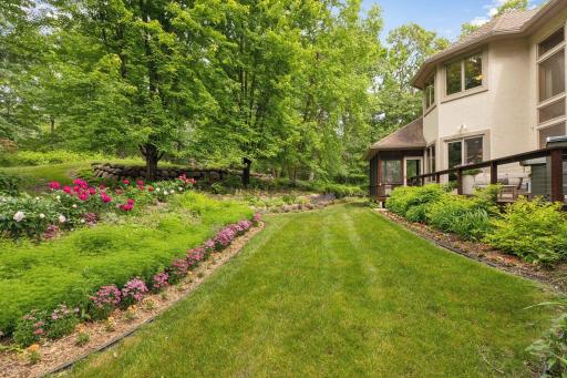 Beautiful landscaping to enjoy around the entire yard.