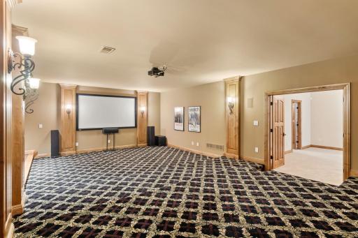 Imagine watching movies in the media room