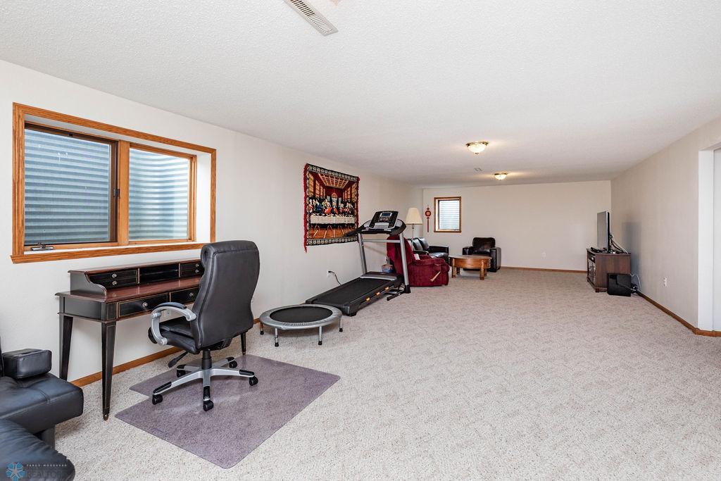 Large Family Room in Basement