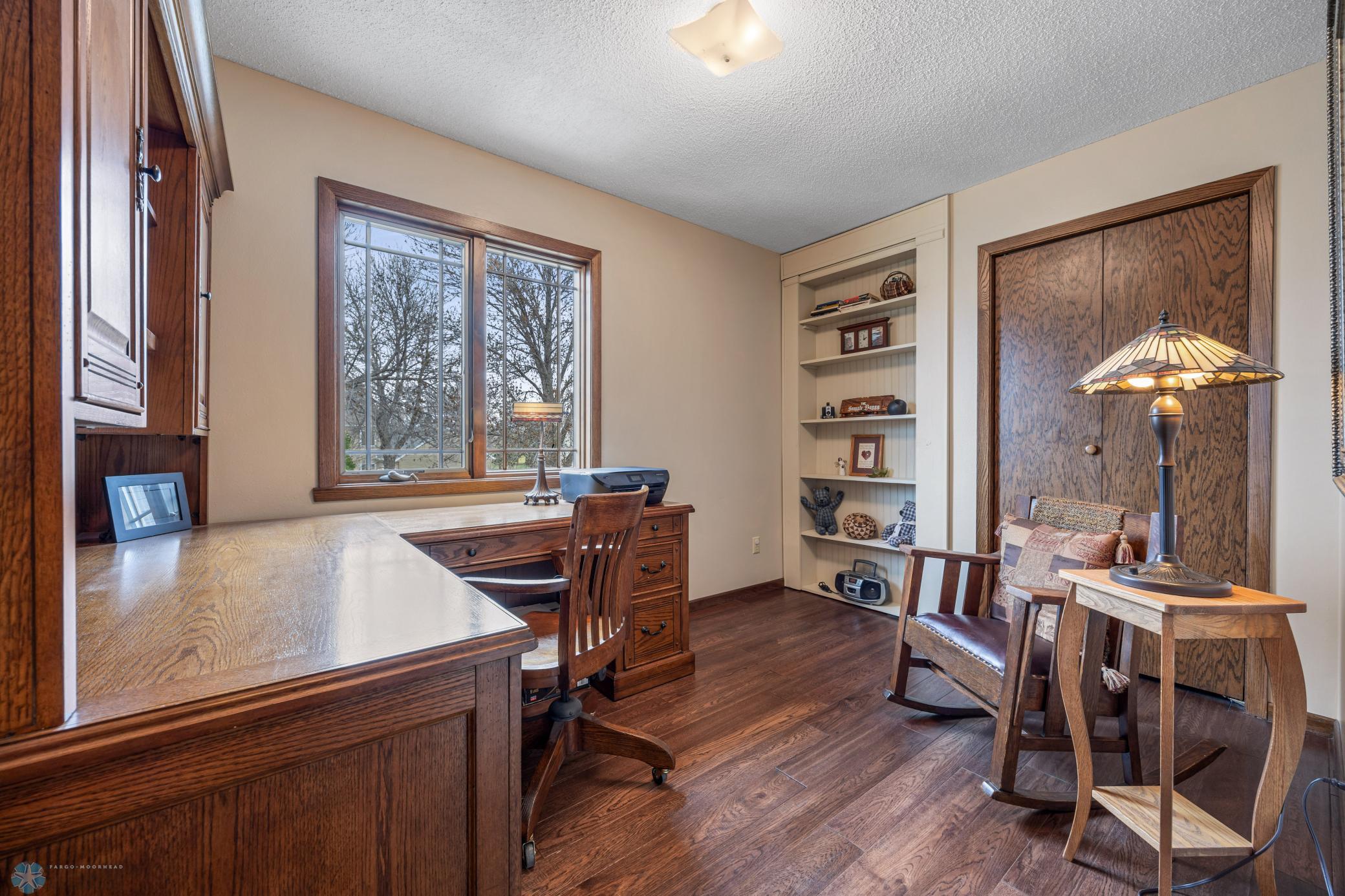 4 bedroom - upstairs (bookshelf opens to hidden storage space)