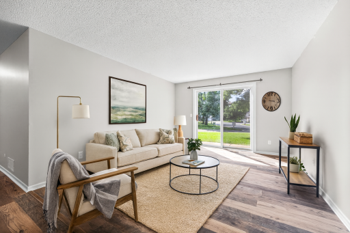 Wonderfully open and lots of natural light (Please note: staged to get a vision of "what could be"!)