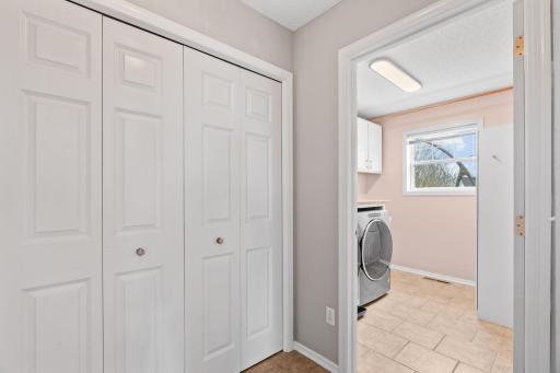 Storage for coats and boots is a must! Plus, a dedicated laundry room!