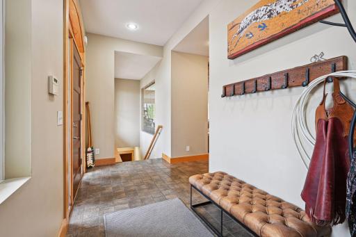 Spacious and welcoming first steps inside!
