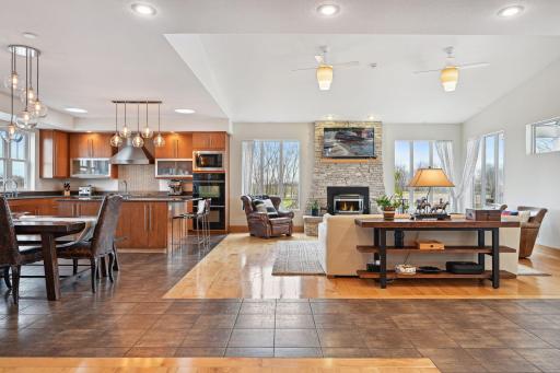 Flooded with natural light and stunning fixtures