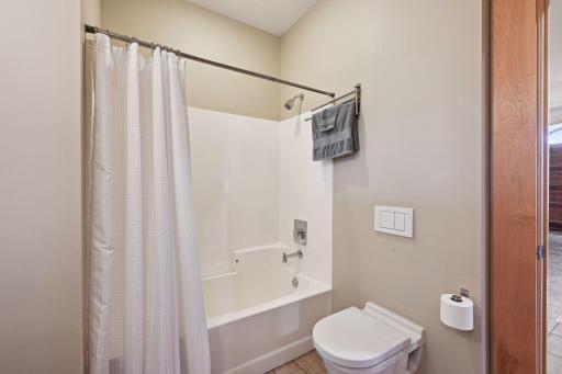 Tall ceilings make this bath feel massive!